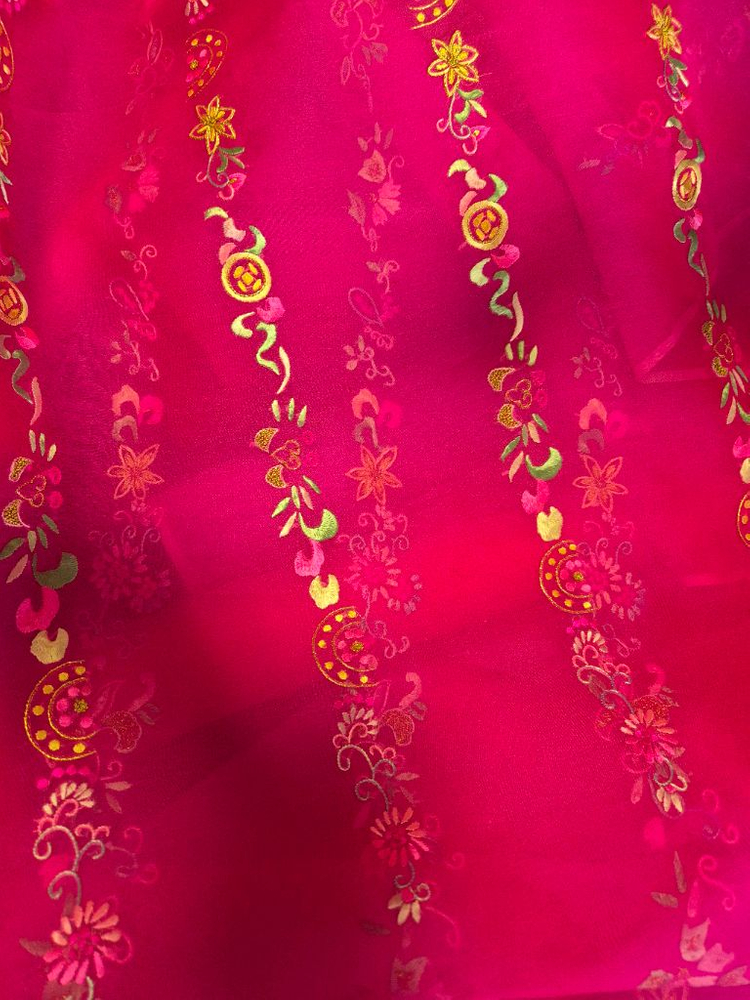 실크 고급 한복천 손자수--6