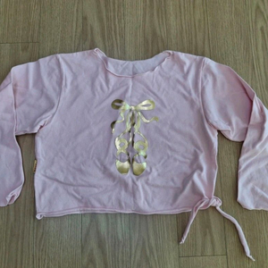 Pied a Terre 여아 핑크색 발레 티셔츠