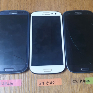 갤럭시 S3 E210 부품용 M440 부품용 액정파손폰