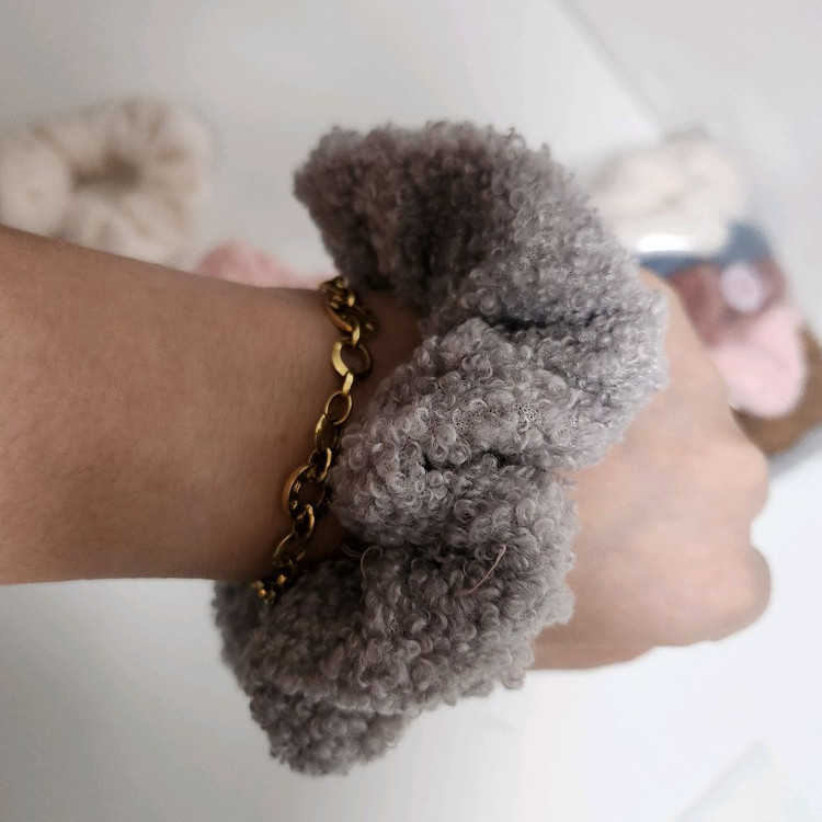 새상품)뽀글이 곱창 머리끈6개 일괄가격--2