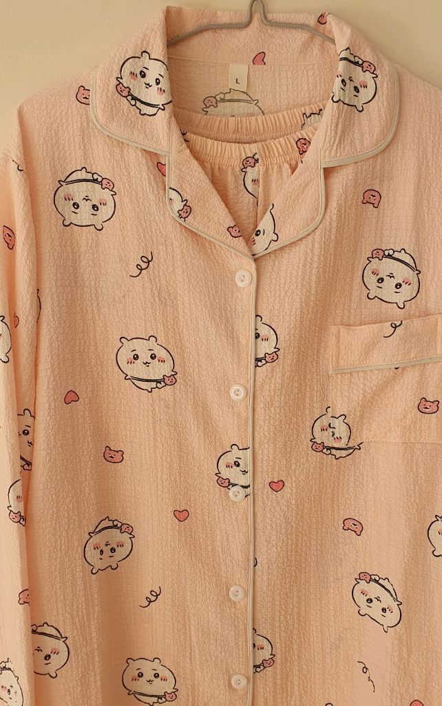 캐릭터 핑크,옐로우 긴팔잠옷-새제품(XL,3XL) 이미지