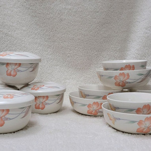 행남사 Real레트로 밥공기, 국그릇 13p 세트 일괄