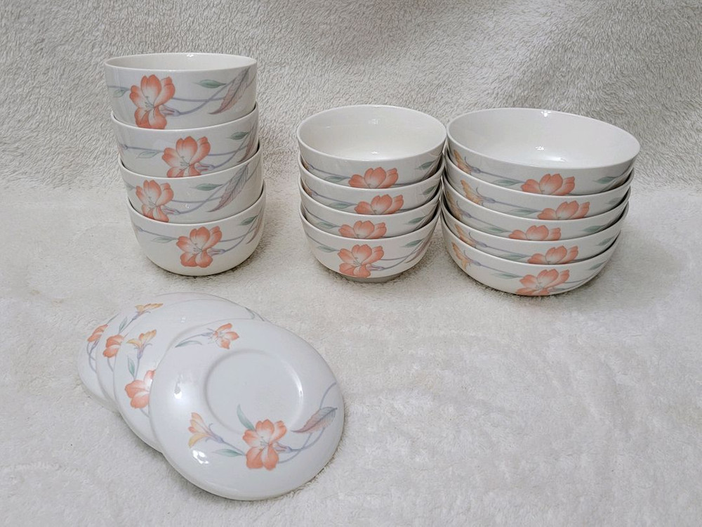 행남사 Real레트로 밥공기, 국그릇 13p 세트 일괄--1