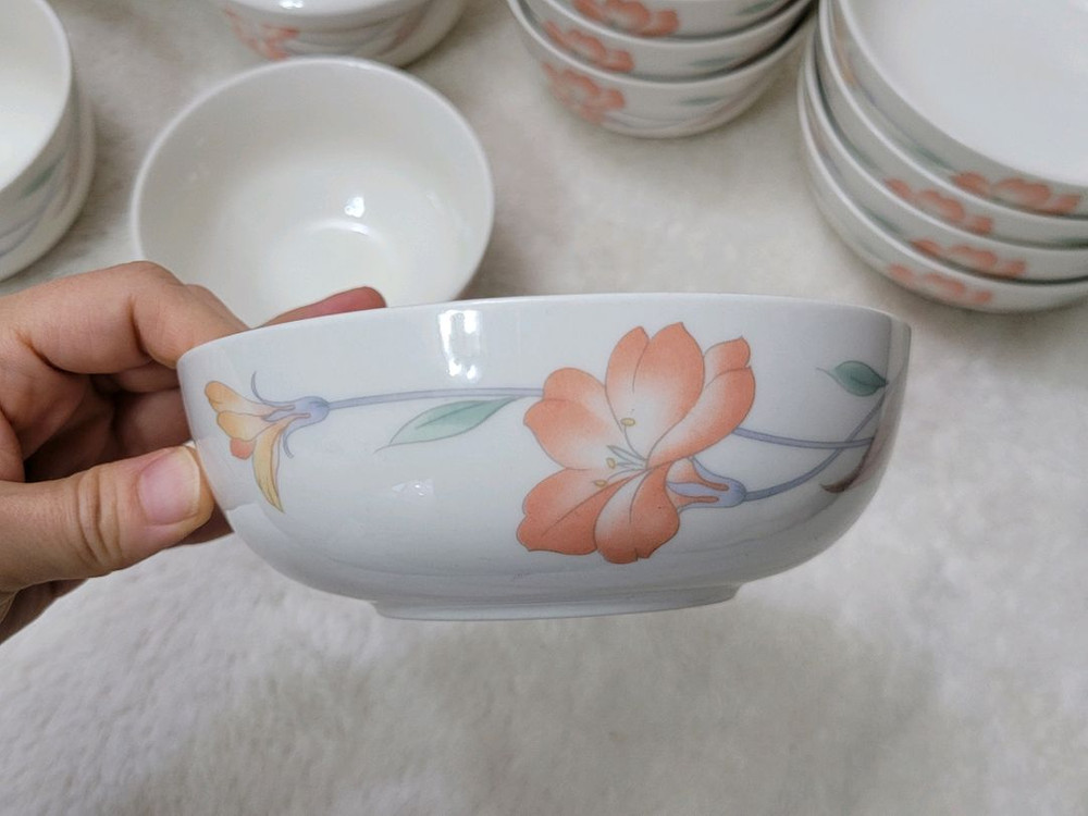 행남사 Real레트로 밥공기, 국그릇 13p 세트 일괄--5