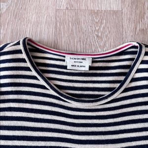 톰브라운 스트라이프 긴팔 티셔츠 90