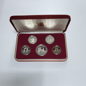 88올림픽 기념 주화 5개 세트