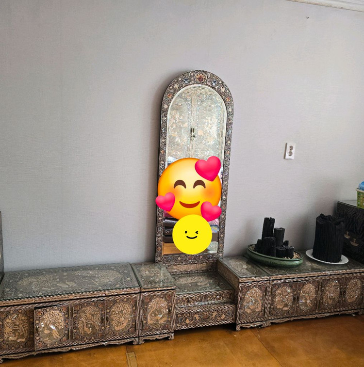 한국 전통 화장대 세트--1