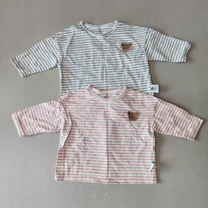 아기옷 유아옷 아기티셔츠 상의 90사이즈정도 돗투돗 돗꼼 티셔츠