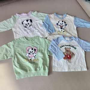 아기옷 유아옷 로토토베베 티셔츠 맨투맨 90사이즈 상의 돌아기 돌이후