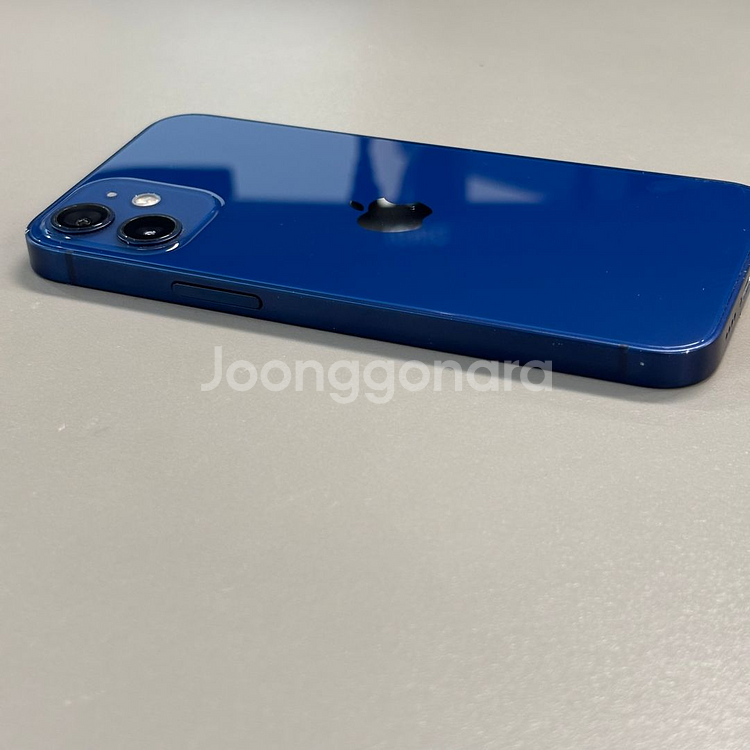 아이폰12미니 블루색상 256용량 미파손 무잔상 상태좋은단말기 판매--7
