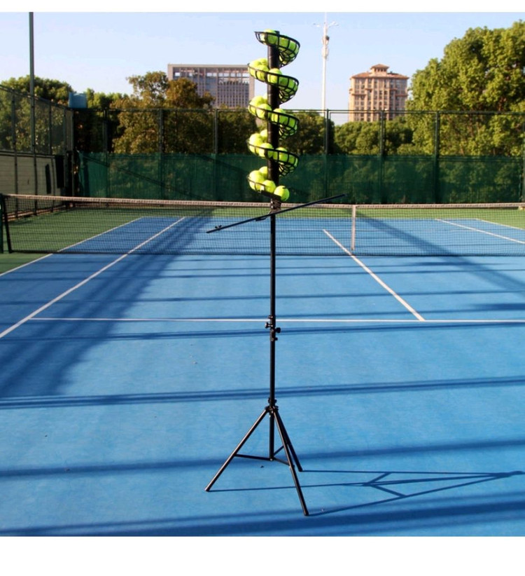 테니스 수동 볼 머신기 연습기+네트--2