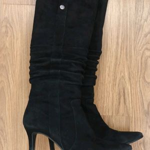 MESSE neo couture 검정색 롱부츠 7.5