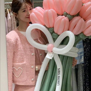 바이씨니 샤벳하트트위드 자켓+베스트 세트