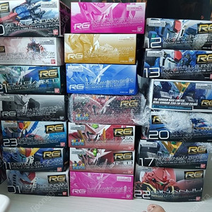 건베한정, 클럽g, mg, rg, 무등급등 미개봉 건담 싸게 팝니다 (가격인하) 