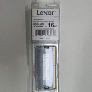 Lexar 노트북용 SODIMM DDR4 16GB (25600, 3200Mhz)