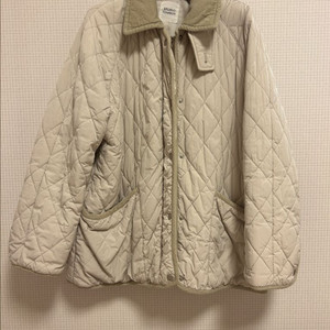 스튜디오 톰보이 코듀로이 카라 퀼팅 점퍼