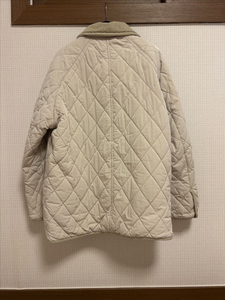 스튜디오 톰보이 코듀로이 카라 퀼팅 점퍼--1