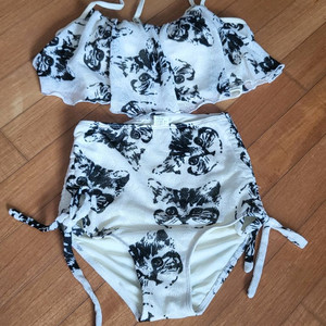 고양이 수영복 비키니