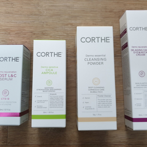 코르테 화장품 시카 앰플 엘엔씨 세럼 아이넥크림 아이크림 클렌징 파우더 피부과 화장품 미개봉 새제품