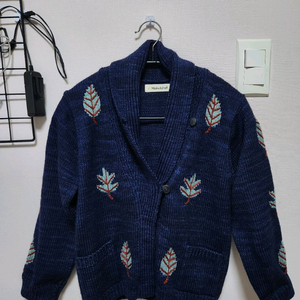 미샤앤퍼프 낙엽 가디건 잉크 10y