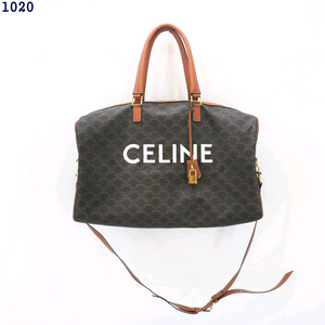 셀린느 트리옹프 캔버스 트래블백