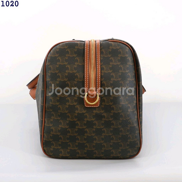 셀린느 트리옹프 캔버스 트래블백--3