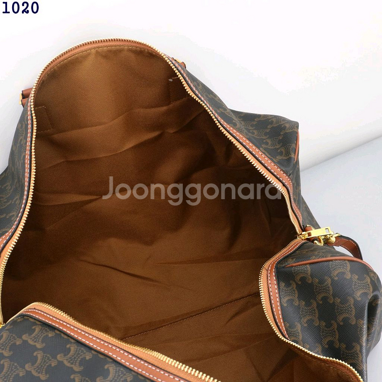 셀린느 트리옹프 캔버스 트래블백--5