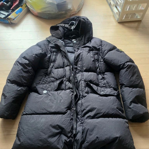 스톤아일랜드 키즈 크링클랩스 롱패딩 A12 이미지