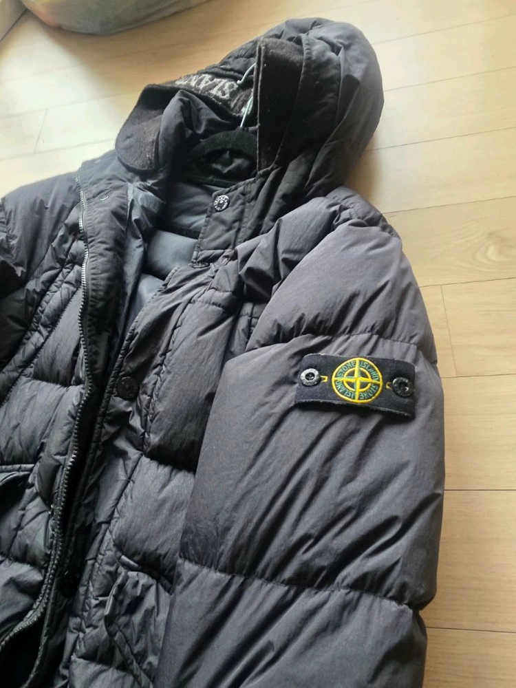 스톤아일랜드 키즈 크링클랩스 롱패딩 A12 이미지