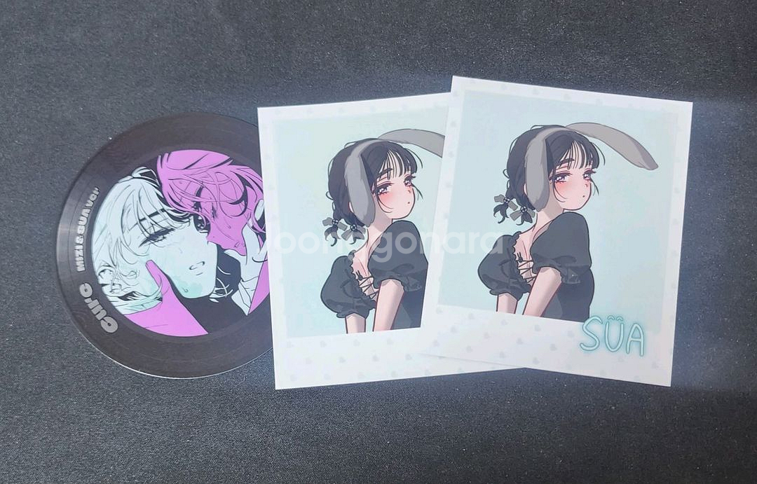 에이스테 에일리언스테이지 바니스테 애니플러스 콜카 수아 미지 폴라로이드--1