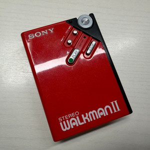 Sony walkman 워크맨 WM-2 레드 (정상작동품)