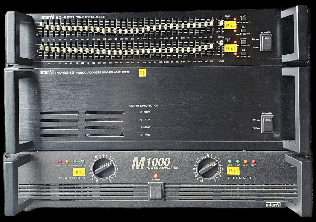 인터엠 inter-M PA 음향랙세트 이미지