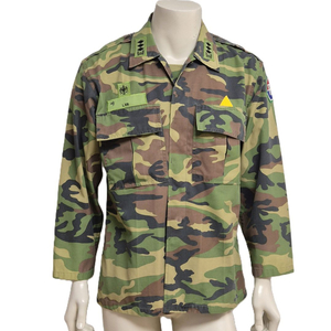 육군 구형 7군단 통신 대위 중기형 동계 위장복 전투복 상의 자켓 (L) 이미지