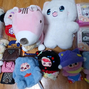 베이비쓰리 라부부알파벳키링 가방키링 텀블러 사무엘 푸드키링 스타일지갑 피규어