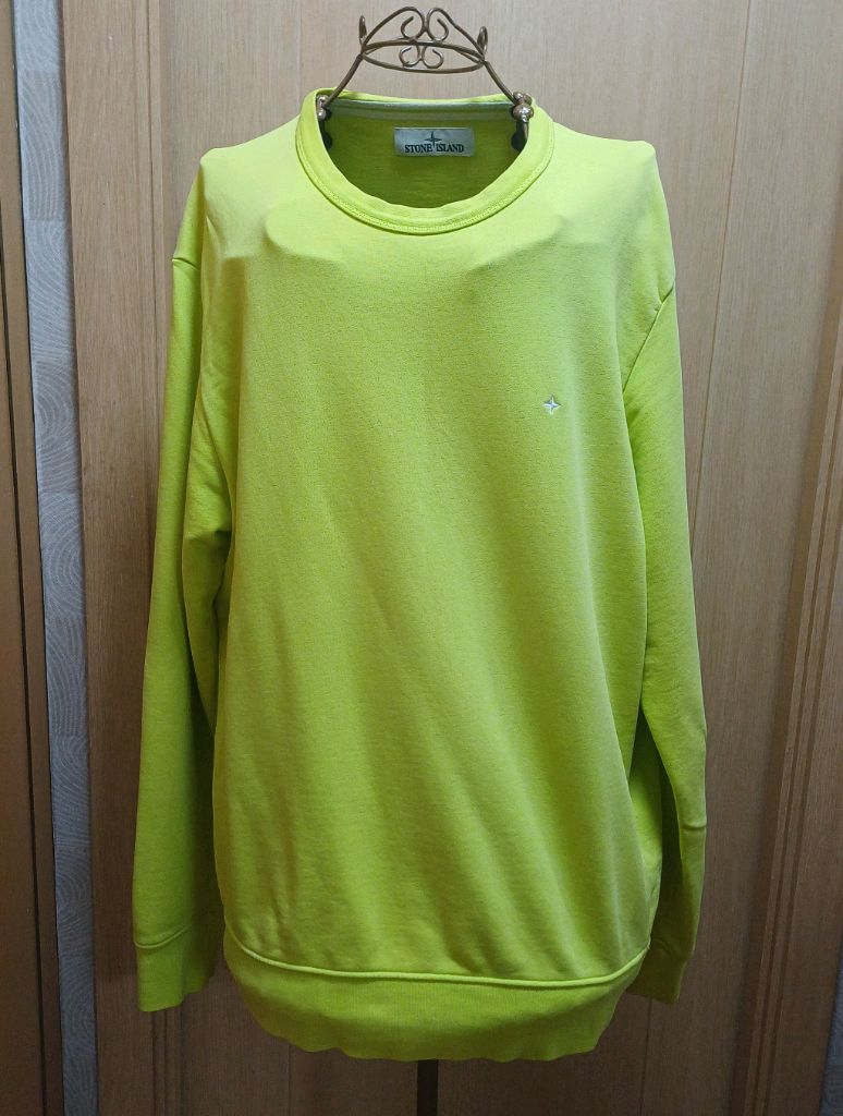 ストーンアイランド 21SSライムマンツーマンXL STONE ISLAND
