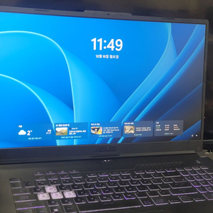 ASUS 게이밍 17인치 노트북 FX707ZM-HX037 팝니다.