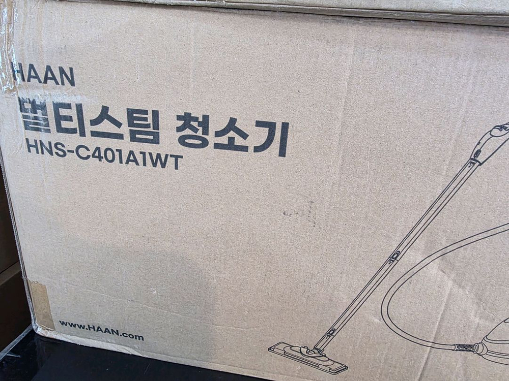 한경희 생활과학 멀티스팀 청소기 HNS-C401A1WT(미개봉) 이미지