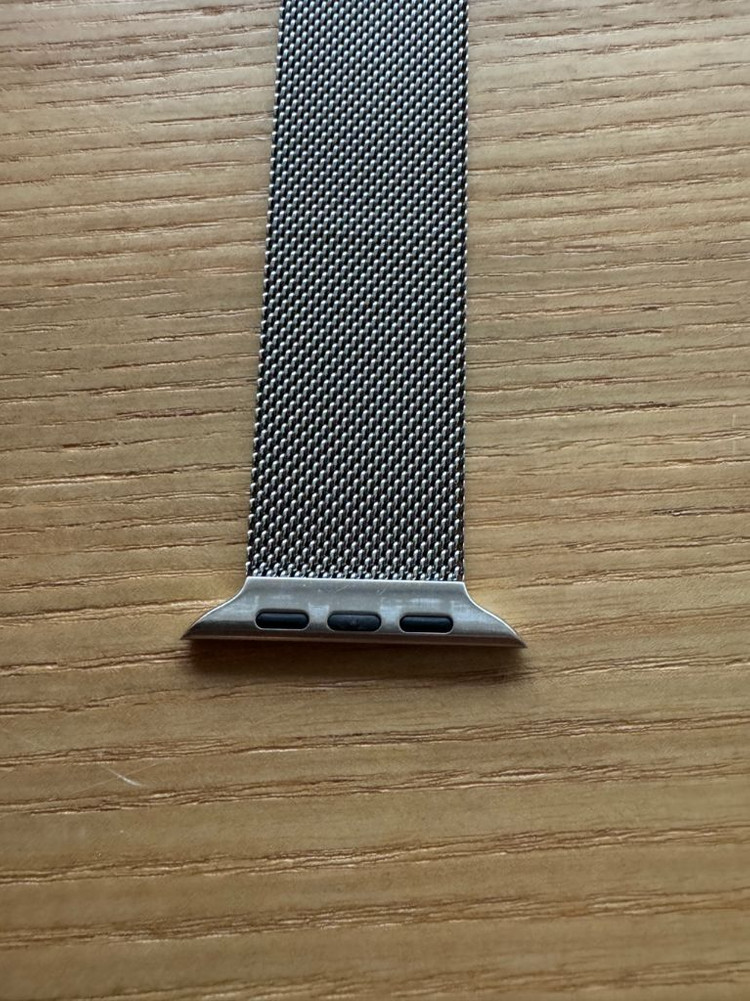 애플워치 밀레니즈 루프 42/44/45/49 호환 실버 정품 M/L 이미지