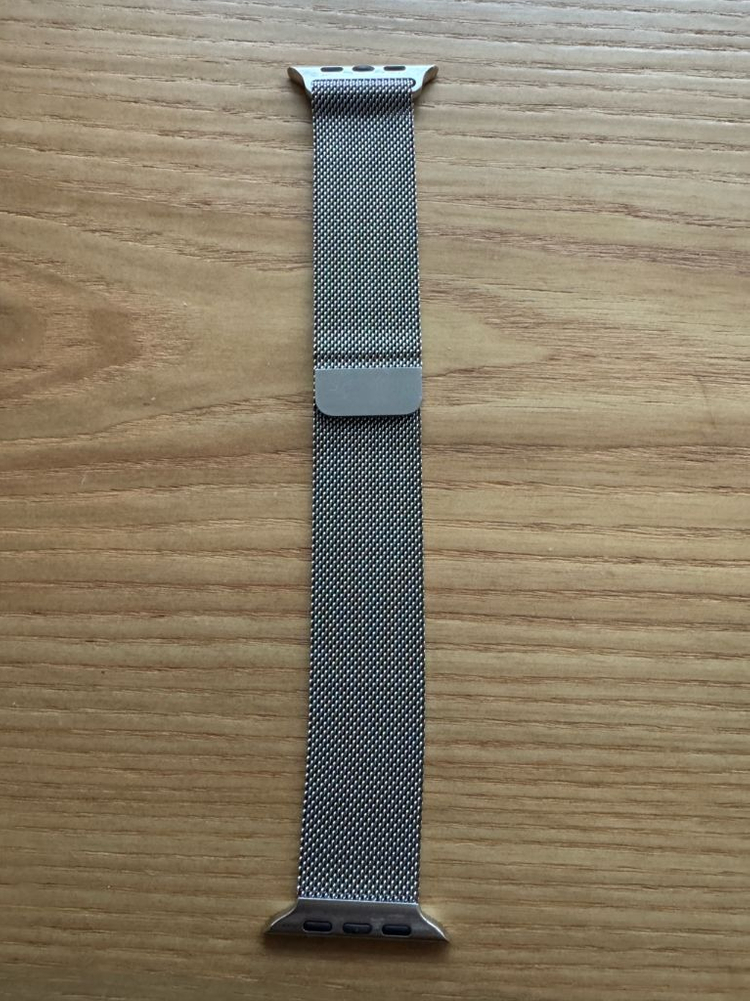 애플워치 밀레니즈 루프 42/44/45/49 호환 실버 정품 M/L 이미지