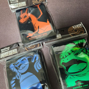 포켓몬 카드실드 3종 (리자몽, 거북왕, 이상해꽃) 일괄 팝니다. 이미지