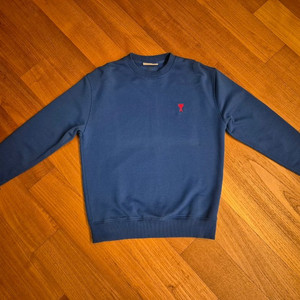 아미 21ss 스몰하트 맨투맨 블루 백화점정품 L