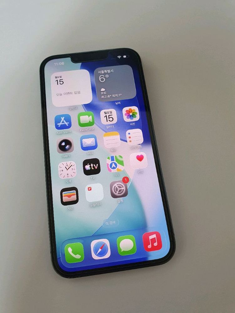 아이폰13프로 무잔상 아주깨끗 배터리96% 128기가 이미지