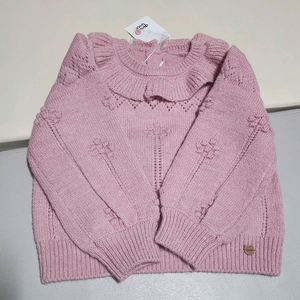 아가방 핑크색 니트 새제품 사이즈 110