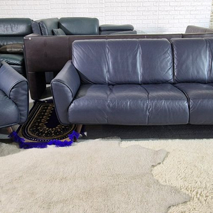 나뚜찌에디션 토비아 이태리 천연전체가죽 3인+1인 소파