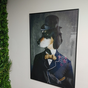 강아지그림 개신사 그림액자 인테리어액자 대형그림 팝니다 이미지