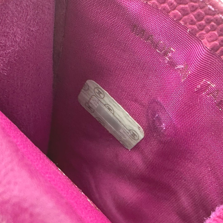 샤넬 4번대 핫핑크 캐비어 롱체인 크로스백 3VCHB15699--4