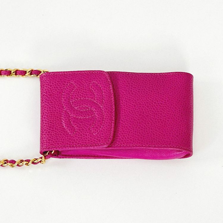 샤넬 4번대 핫핑크 캐비어 롱체인 크로스백 3VCHB15699--5