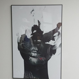 흑인그림 감성액자 초대형 그림액자 대형그림 인테리어액자 이미지
