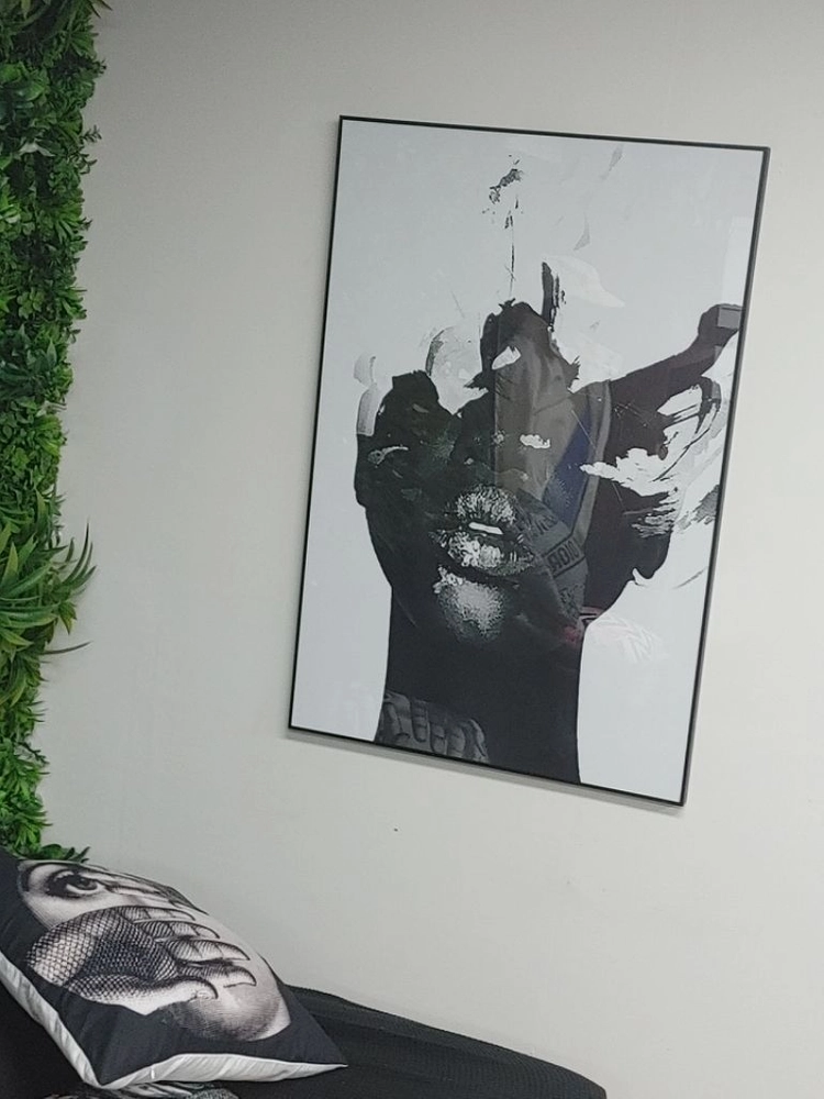 흑인그림 감성액자 초대형 그림액자 대형그림 인테리어액자 이미지