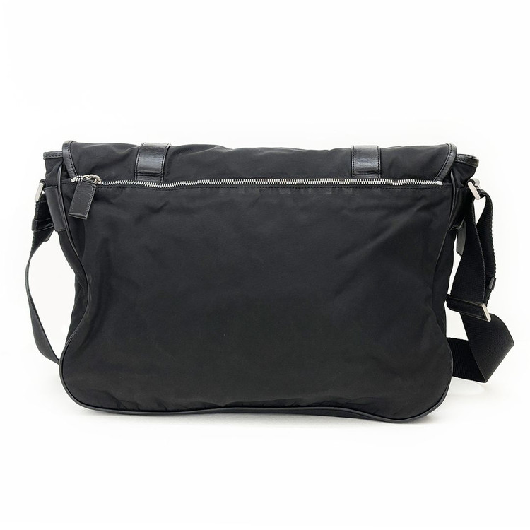 프라다 포코노 사이드 로고 블랙 크로스백 5SPRB25117--2